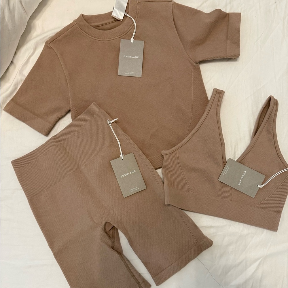 Everlane Women's Neutral Lounge Active Set XS S